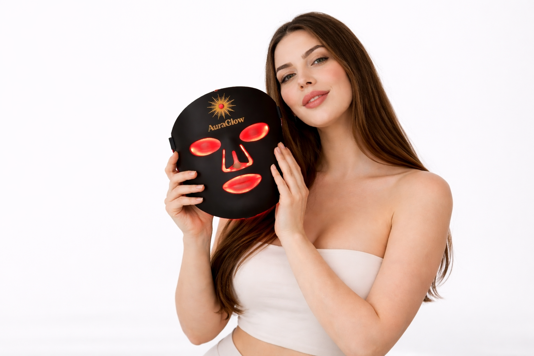 How to use a LED red light therapy face mask for best results.
